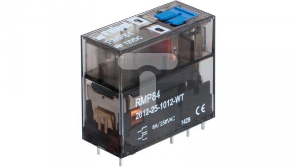 Przekaźnik elektromagnetyczny 2P 12V DC PCB RMP84-2012-25-1012-WT 2615196