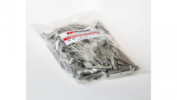 Taśma aluminiowa 10x1mm w odcinkach 50mm TALU10X1ODC50 /1kg ok. 37m/