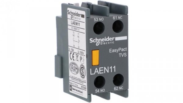 Styki pomocnicze Easy TeSys Control do styczników LC1E, 1NO + 1NC LAEN11