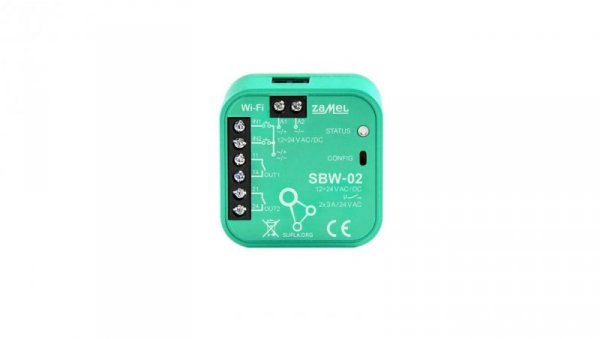 Sterownik Bramowy WIFI 2-kanałowy TYP SBW-02 SPL10000019
