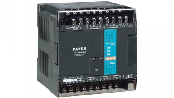 Sterownik 230V AC, 14 wej.,10 wyj. tranz. PNP FBs-24MCJ2-AC