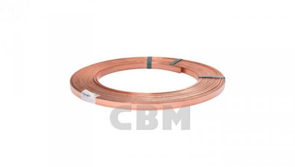 Bednarka pomiedziowana, 25x4mm St/Cu, 0,070mm Cu ok. 30m ok. 24,8kg /C1100274(30M)