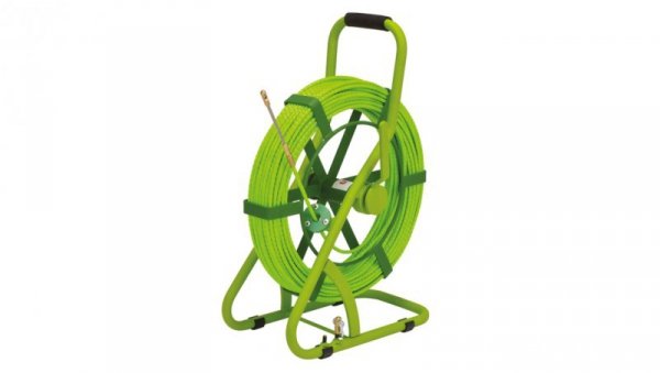 Włókno na stojaku / Wciągarka do kabli i przewodów / Stalka 6mm / 50m / KLAUKE GREENLEE 6/50 / 52074658 / MADE IN USA