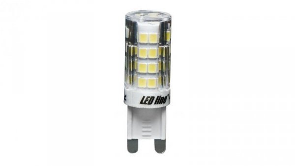 Żarówka LED line G9 4W 6000K 350lm barwa zimna 220-240V 3 lata gwar.