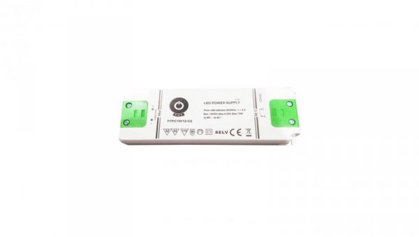 Zasilacz FTPC 75W meblowy 12V DC FTPC75V12-C2