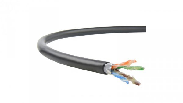 Kabel zewnętrzny żelowany FTPw kat.5e F/UTP 4x2x0,5 /305m/