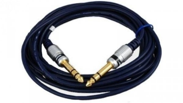 VITALCO MK61 Kabel instrumentalny Audio Jack 6,3mm Stereo (wtyk / wtyk) 1,5m