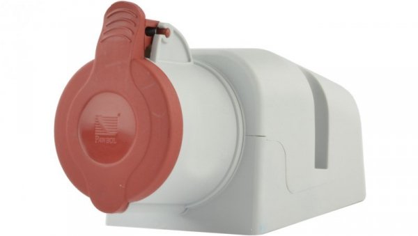 Gniazdo stałe 5P 16A 400V czerwone IP44 IZN 1653