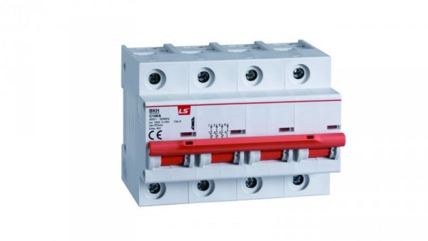 Wyłącznik nadprądowy 1,5 modułu 4P C 63A 10KA BKH 4P C63A 06110361R0