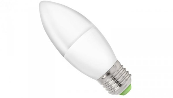 Żarówka LED E27 230V 6W świecowa 520lm ciepła