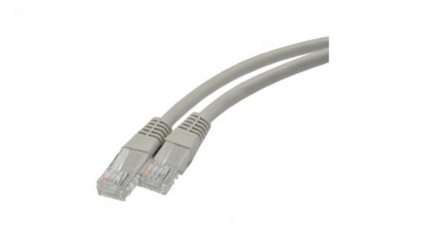 Patchcord UTP kat.6 kabel sieciowy LAN 2x RJ45 linka szary 15m