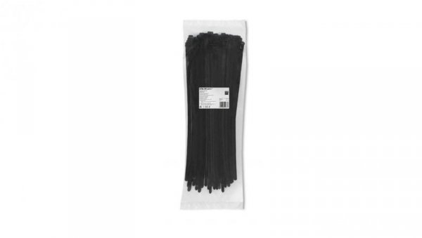 Qoltec Opaski zaciskowe wielorazowe/trytki 7.2*450mm Nylon66 UV Czarne