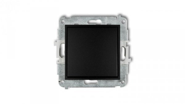 ICON Mechanizm łącznika schodowego (jeden klawisz bez piktogramu) czarny mat 12IWP-3.1