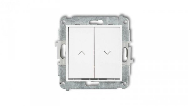 ICON Mechanizm łącznika żaluzjowego z podtrzymaniem biały IWP-88