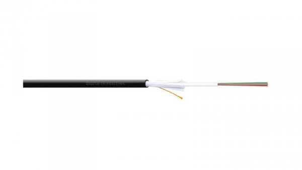 Kabel światłowodowy zewnętrzny 24 włókna SM 9/125 OS2 G652D 1500N PE Fca czarny DK-B3924-O-SC-3 /bębnowy/