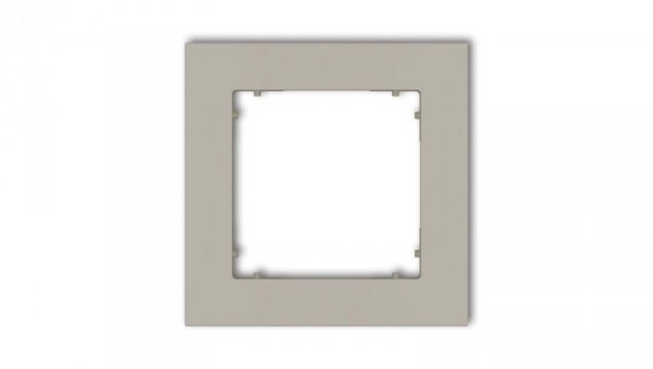 MINI Ramka uniwersalna pojedyncza kwadratowa z tworzywa taupe 60MR-1