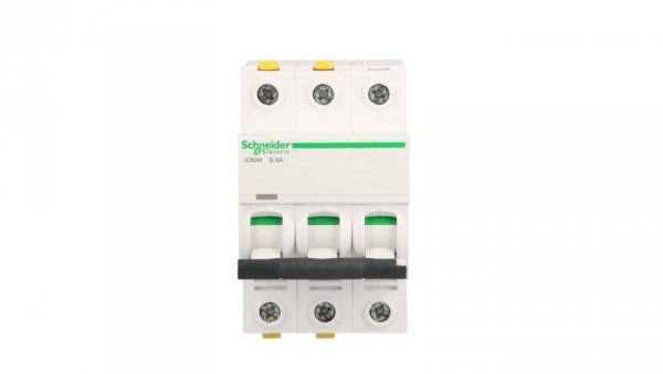 Wyłącznik nadprądowy 3P B 6A 10kA AC iC60H-B6-3 A9F06306