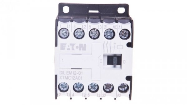 Stycznik mocy 12A 3P 230V AC 0Z 1R DILEM12-01(230V50HZ,240V60HZ) 127091