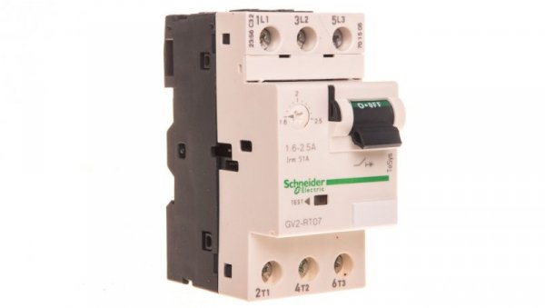 TeSys Deca Wyłącznik silnikowy 3P 75KW 1,6-2,5A GV2RT07