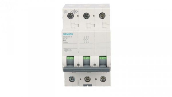 Wyłącznik nadprądowy 3P B 6A 6kA AC 5SL6306-6
