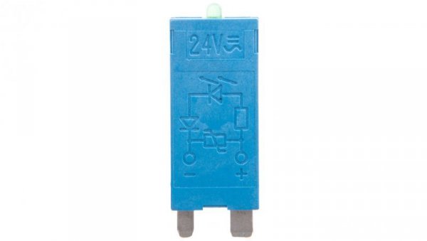 Moduł sygnalizacyjny LED zielony + warystor 6-24V AC/DC 99.01.0.024.98