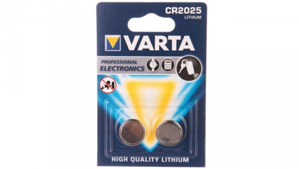 Bateria litowa CR2025 170mAh 3V ELECTRONICS /2szt./