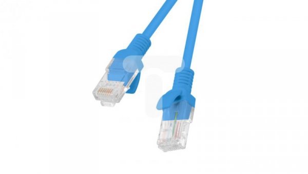 Kabel patchcord U/UTP kat.5e 15m niebieski PCU5-10CC-1500-B