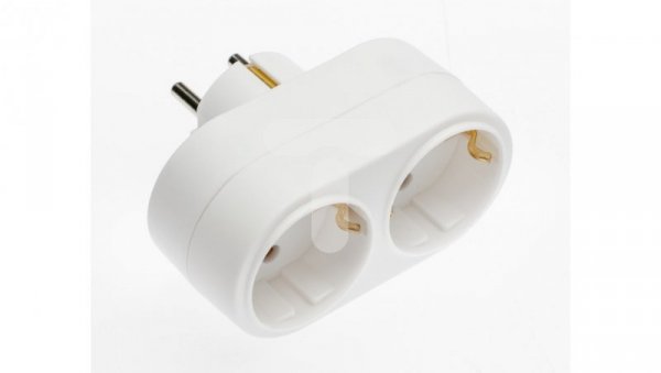 Rozgałęziacz wtyczkowy SCHUKO 2x 2P + Z AE-SC0102-00