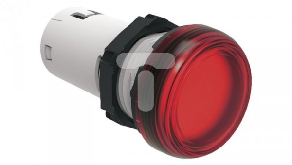Lampka sygnalizacyjna LED jednoczęściowa czerwona 230VAC LPMLM4