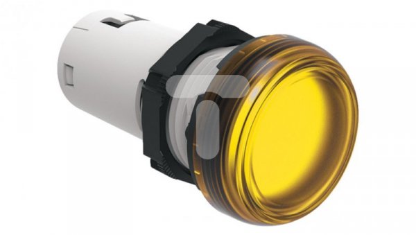 Lampka sygnalizacyjna LED jednoczęściowa żółta 230VAC LPMLM5