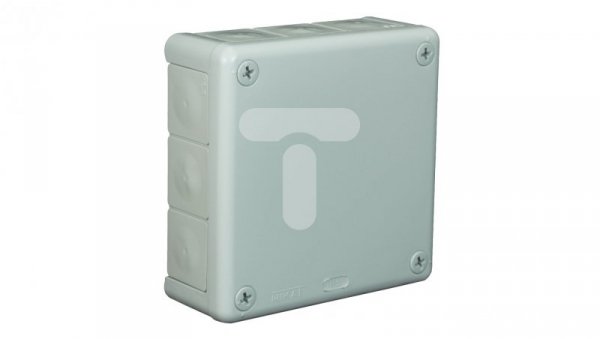 Puszka n/t hermetyczna pusta 118x118x46mm IP55 popiel VP 051-03 61.155