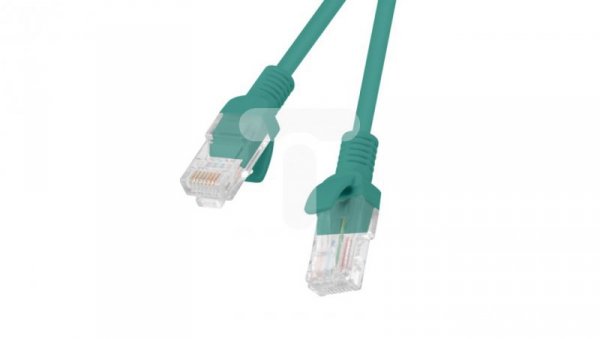 Kabel krosowy patchcord U/UTP kat.6 2m zielony PCU6-10CC-0200-G