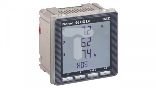 Miernik parametrów sieci NEMO 96 HDLE tablicowy 1-5A 500V A80-265VAC/110-300VDC wyjście impuslowe MF96411