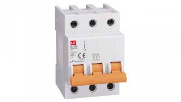 Wyłącznik nadprądowy 1,5 modułu 3P C 100A 10kA AC BKH-C-100-3 06110347R0