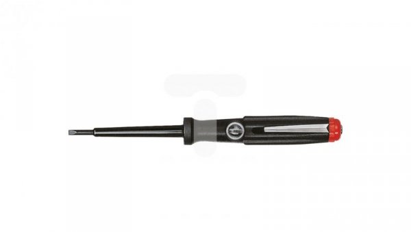 Wiha Próbnik napięcia 150-250V płaski czarny, z klipsem do przypinania 3mm x 60mm 2557 00456