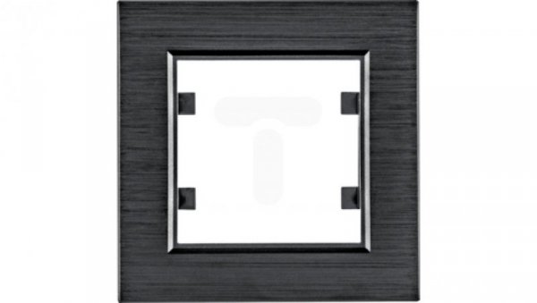 Lumina passion Ramka 1-krotna aluminium czarne WL9013