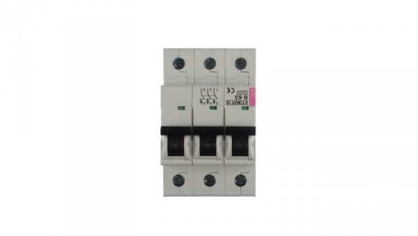 Wyłącznik nadprądowy 3P B 63A 6kA AC ETIMAT10 002125722