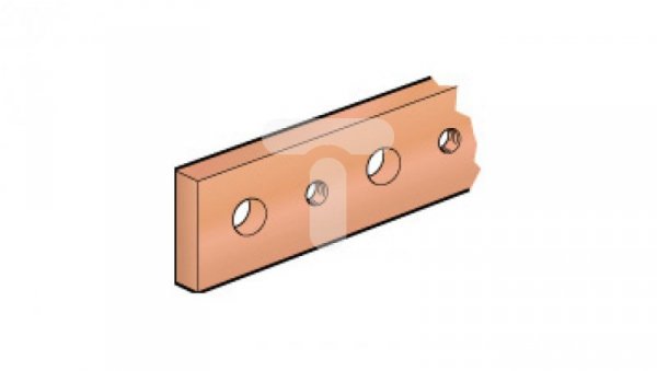 Szyna zbiorcza miedziana 5x25x1750mm 037418