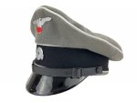 MC090  PODOFICERSKA CZAPKA  WAFFEN-SS SZARA