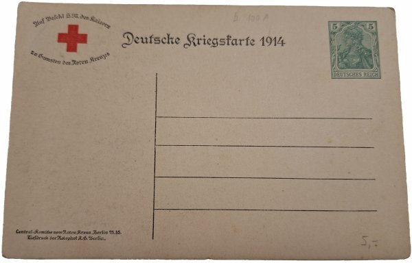 KP003  KAISER WILHELM II Hohenzollern (pocztówka 1914)