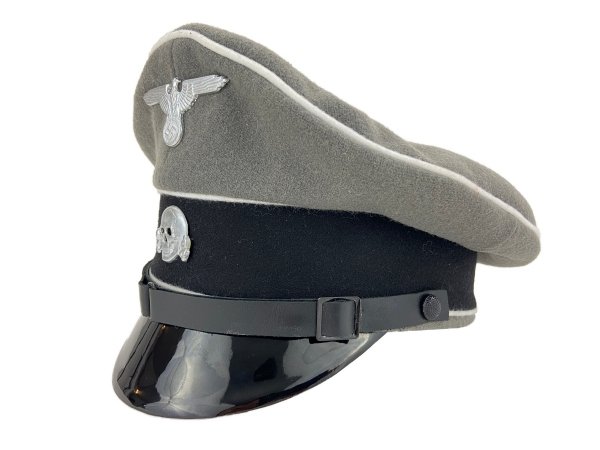 MC090  PODOFICERSKA CZAPKA  WAFFEN-SS SZARA