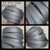 Smycz dla psa CZARNO - KOLOROWA oryginalny BIOTHANE® 19 mm
