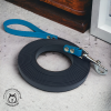 Linka dla psa CZARNO - KOLOROWA oryginalny BIOTHANE® 16 mm