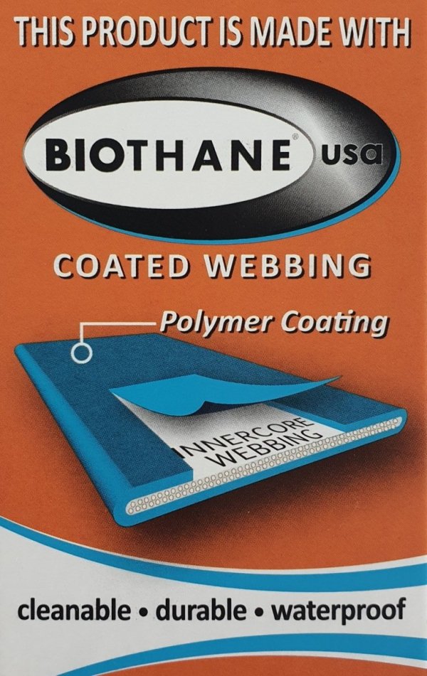 Smycz dla psa CZARNO - KOLOROWA oryginalny BIOTHANE® 19 mm