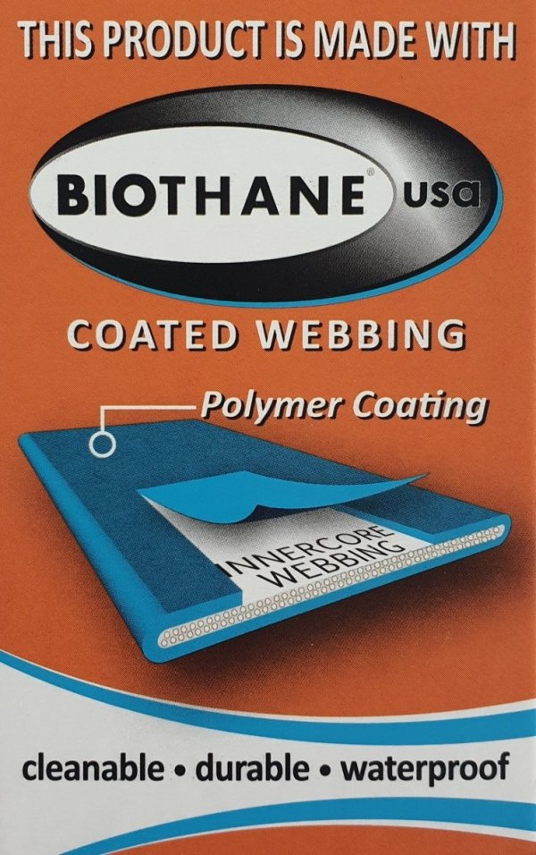 Obroża dla psa z klamrą zatrzaskową ALU-MAX® L (35 - 50 cm) oryginalny BIOTHANE® 38 mm
