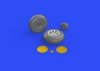 Eduard 648270 P-40B wheels AIRFIX 1/48