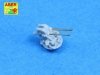 Aber 350L-68 Set of 20 pcs 37 mm/54 Breda gun barrels for Italian Navy ships (1:350)
