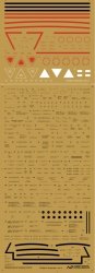HobbyDecal ST32024V1 F-86 Stencils 1 ver 1 1/32