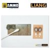 Liang 0004 Handprint & Shoeprint Airbrush Stencils