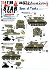 Star Decals 72-A1170 US 6th Armored Division 4. The Super-Sixth in Europe 1944-45. Special Tanks 1/72